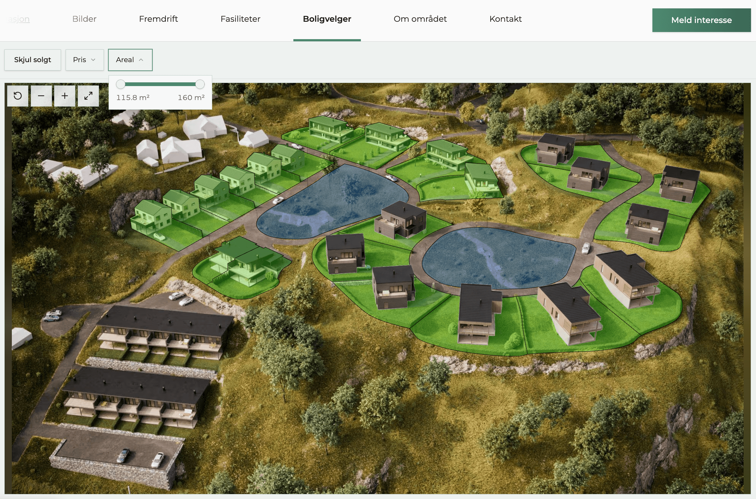 Seletor aéreo Halvarpåsen Boligfelt